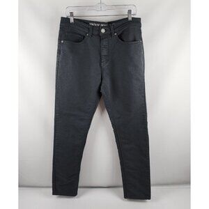 Vintage Genes Black Jeans Mens 32x29 Gray Slim Fit Ankle Denim